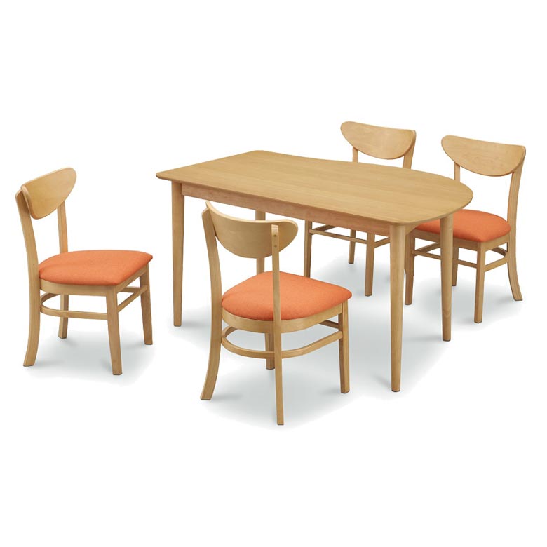 未来商会 ダイニングテーブルセット 5点セット 幅130 ダイニング