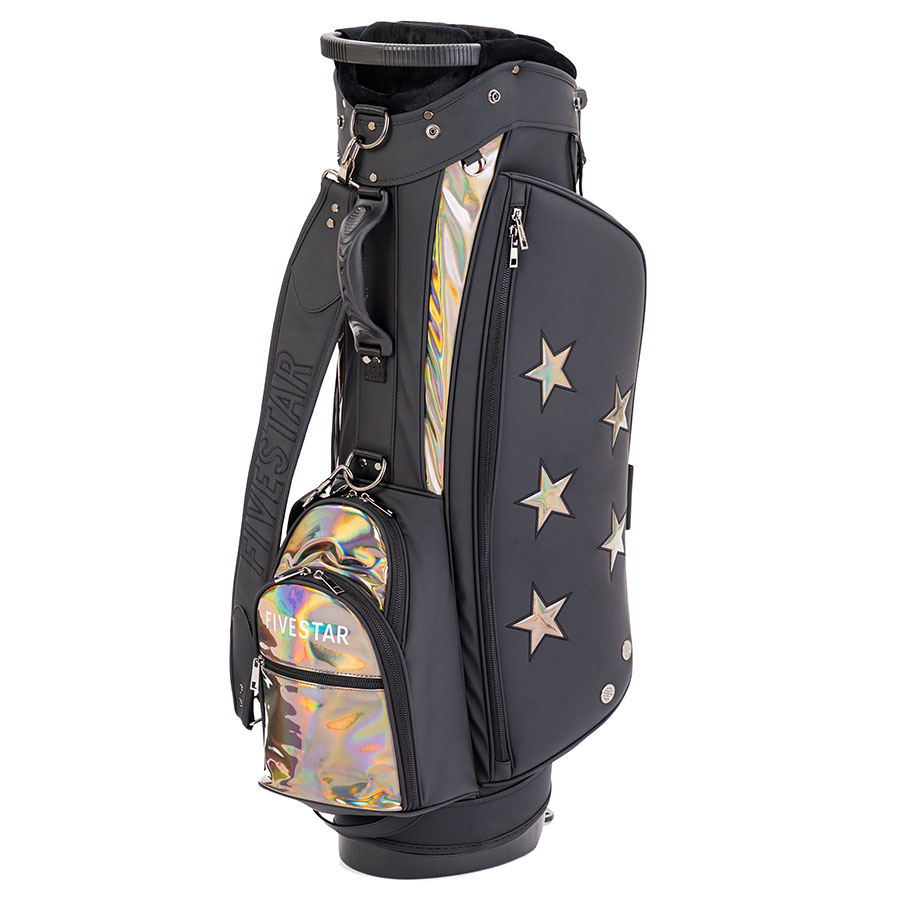 ファイブスター STAR LOGO HOLOGRAM STAND CADDYBAG BK