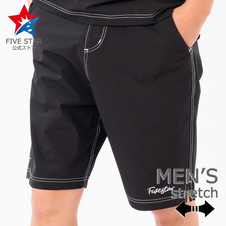 FIVE STAR ハーフパンツ ゴルフ メンズ 夏 ショートパンツ ストレッチ