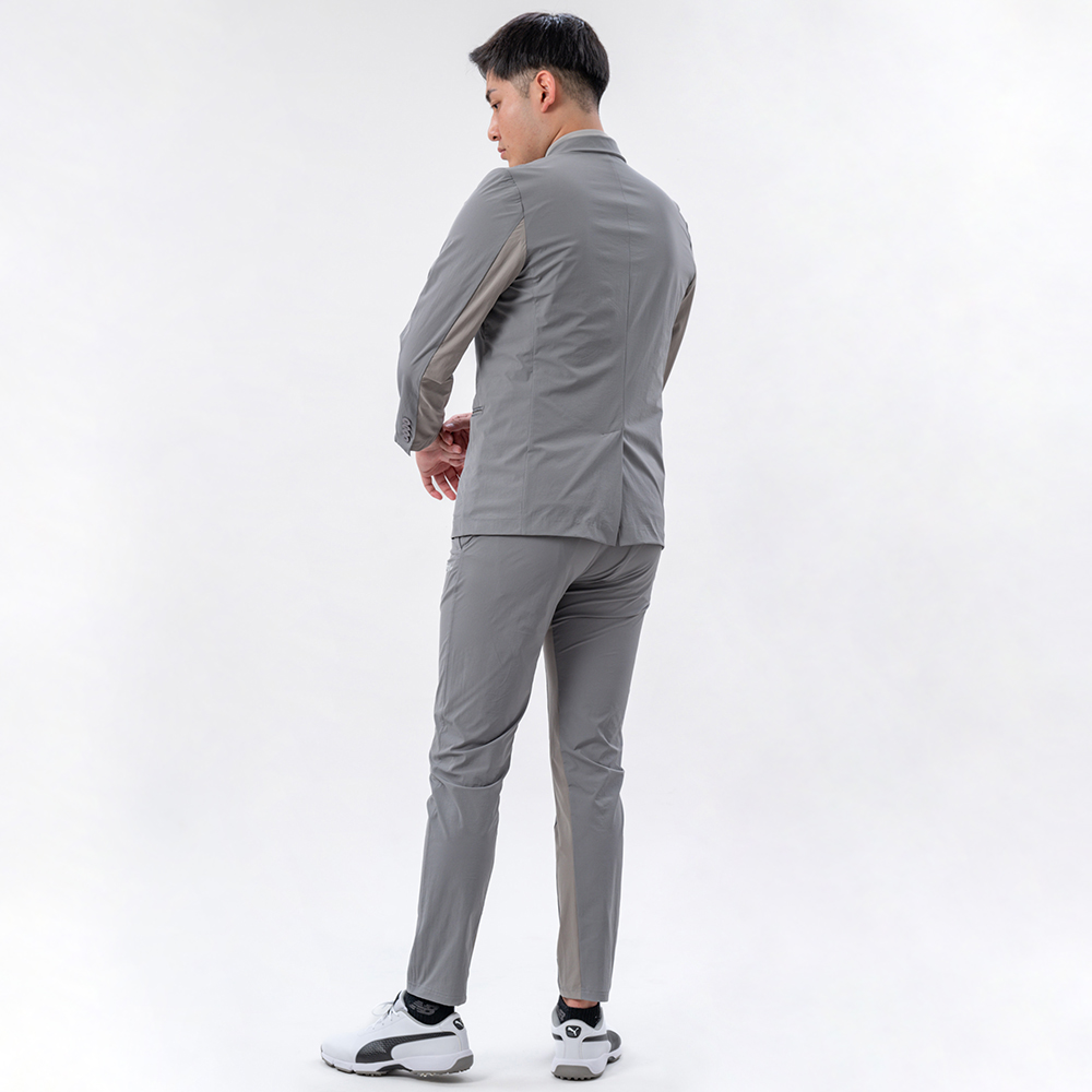 グレー スリムフィット ゴルフパンツ FIVE STAR（ゴルフ） ロングパンツ ゴルフ メンズ ストレッチ