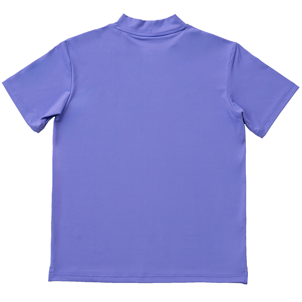 サイズ：3 G/FORE ジーフォア  半袖モックネックTシャツ  パープル系 [240101441837] ゴルフウェア メンズ ストスト bright1ststage_2025042101c