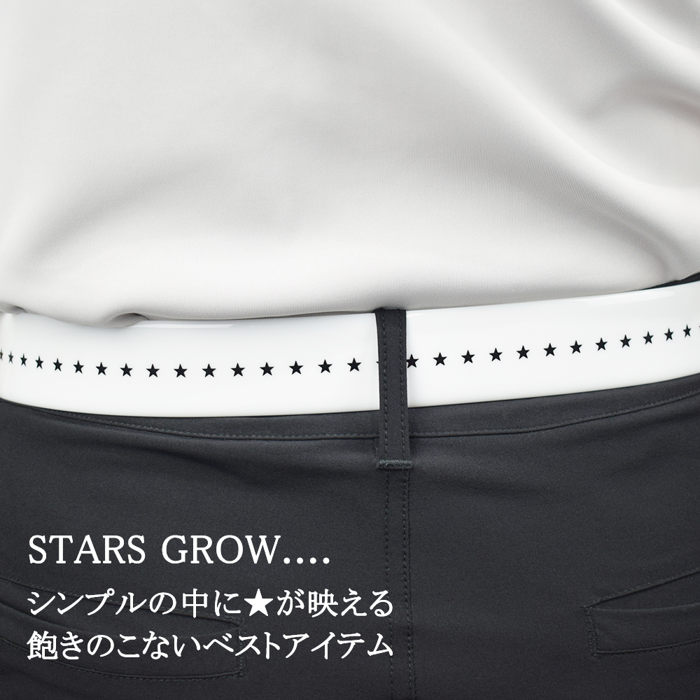 FIVE STAR ベルト ゴルフ STAR PATTERN LOGO VINYL BELT 星柄 ロゴ