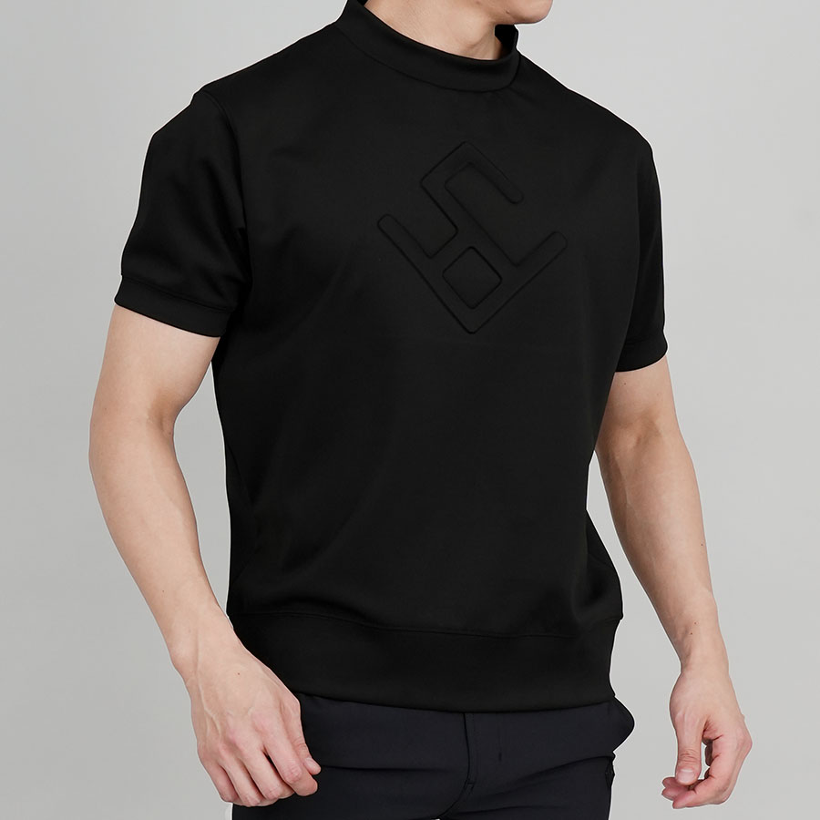 FIVE STAR モックネック ゴルフウェア メンズ 半袖 シャツ ストレッチ