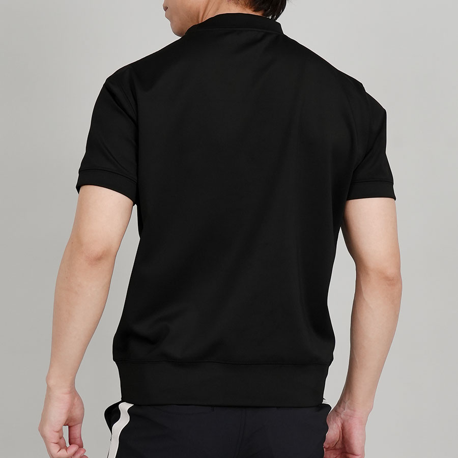 FIVE STAR モックネック ゴルフウェア メンズ 半袖 シャツ ストレッチ