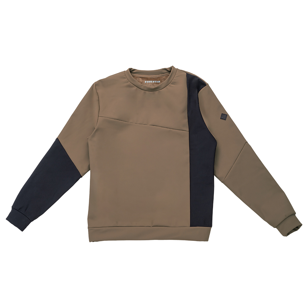 FIVE STAR トレーナ ゴルフウェア メンズ 冬 長袖 裏起毛 ストレッチ