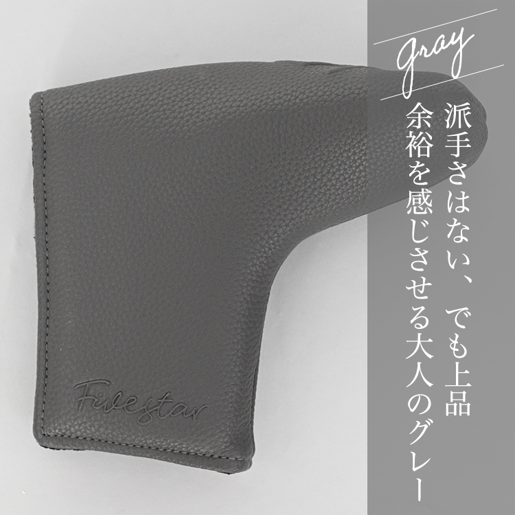 FIVE STAR パター ヘッドカバー ゴルフ パター用 ピン型 メンズ パター