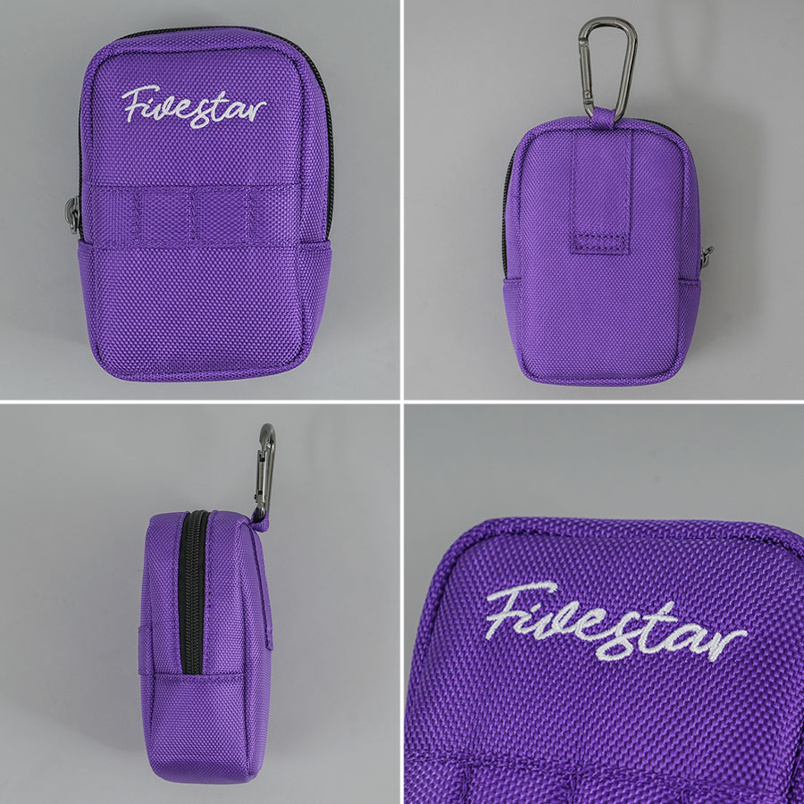 距離計ゴルフ 距離計ケース ポーチ 小物入れ ボールケース 軽量 ベルトケース 小物ケース カラビナ付き 無地 ロゴ シンプル おしゃれ ファイブスター | FIVE STAR（ゴルフ） | 07