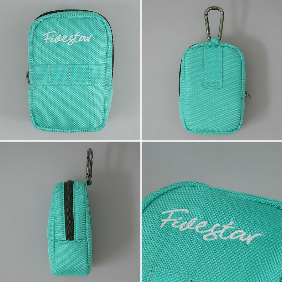 距離計ゴルフ 距離計ケース ポーチ 小物入れ ボールケース 軽量 ベルトケース 小物ケース カラビナ付き 無地 ロゴ シンプル おしゃれ ファイブスター | FIVE STAR（ゴルフ） | 08