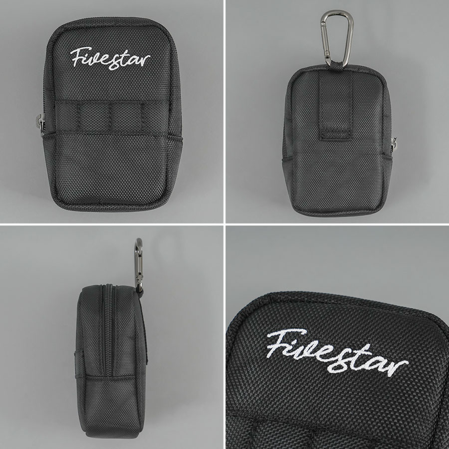 距離計ゴルフ 距離計ケース ポーチ 小物入れ ボールケース 軽量 ベルトケース 小物ケース カラビナ付き 無地 ロゴ シンプル おしゃれ ファイブスター | FIVE STAR（ゴルフ） | 01