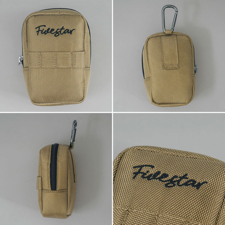 距離計ゴルフ 距離計ケース ポーチ 小物入れ ボールケース 軽量 ベルトケース 小物ケース カラビナ付き 無地 ロゴ シンプル おしゃれ ファイブスター | FIVE STAR（ゴルフ） | 03