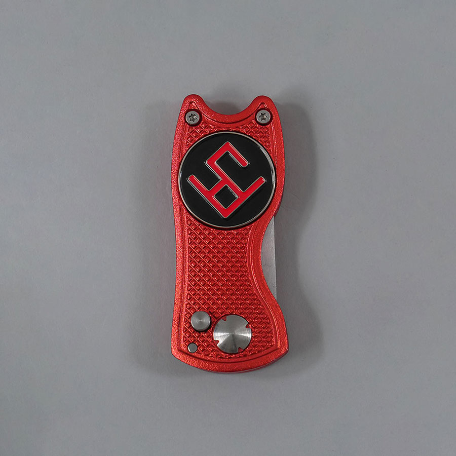 グリーンフォーク ゴルフ 折りたたみ 2本刃 ピッチマーク リペアツール マーカー付き シンプル おしゃれ ファイブスター | FIVE STAR（ゴルフ） | 02