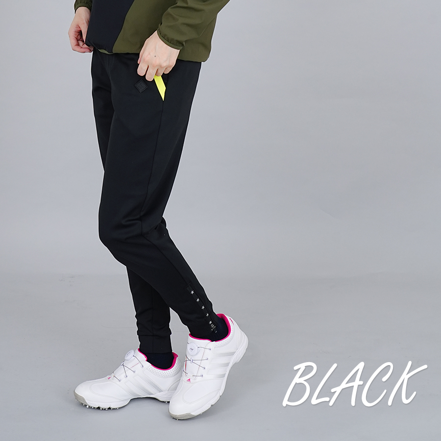 ロングパンツ パンツ ゴルフウェア メンズ 冬 ゴルフパンツ ストレッチ 防寒 裾ファスナー 星柄 ファイブスター おしゃれ シンプル 40代 50代 | FIVE STAR（ゴルフ） | 02