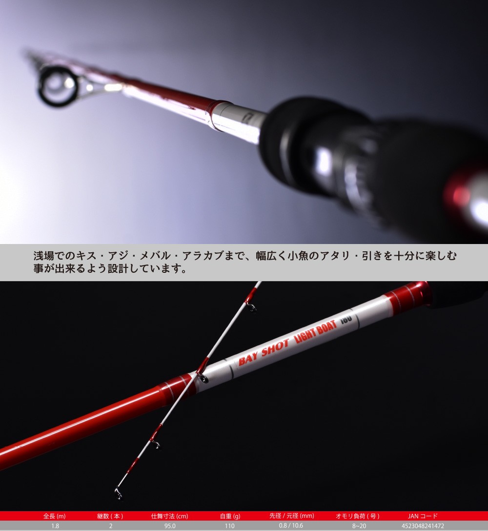 近海小物スペシャル BAY SHOT LIGHT BOAT 180/ベイショットライトボート/船釣り/FIVE STAR/ファイブスター  :4523048241472:FIVE STAR STORE - 通販 - Yahoo!ショッピング