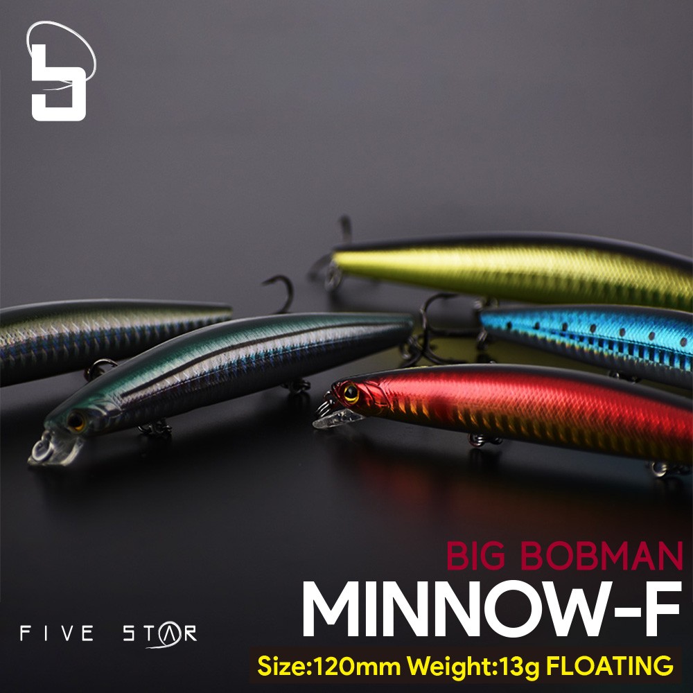 広範囲を攻める Big Bobman Minnow 1f ビッグボブマン ミノー シーバス フローティング ルアー Five Star ファイブスター ネコポス対応 10 Five Star Store 通販 Yahoo ショッピング