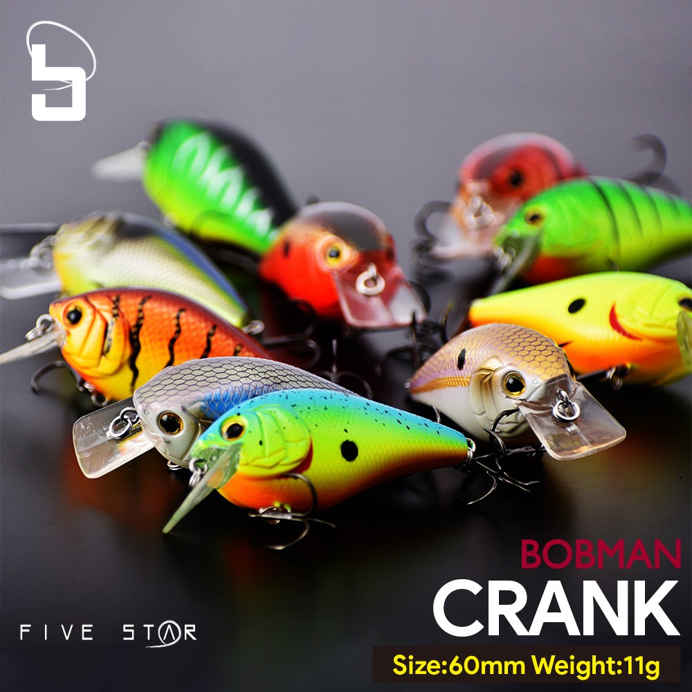 基本のクランク！BOBMAN CRANK 60F/ボブマン クランク/ブラックバス/フローティング/ルアー/FIVE  STAR/ファイブスター［ネコポス対応：5] :4523048511513-:FIVE STAR STORE - 通販 - Yahoo!ショッピング