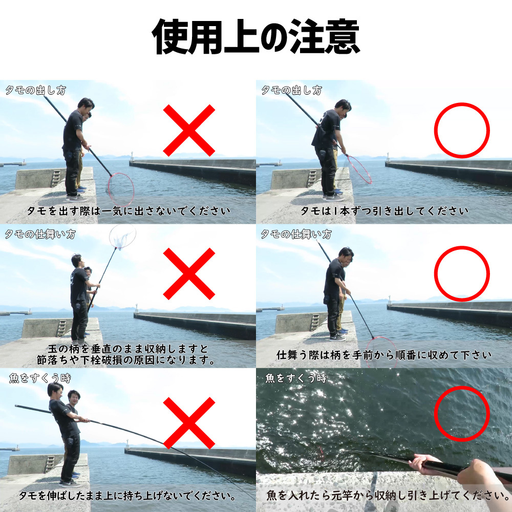 FIVE STAR（釣り） 極靭 玉の柄 800/ランディング/沖堤防/磯場