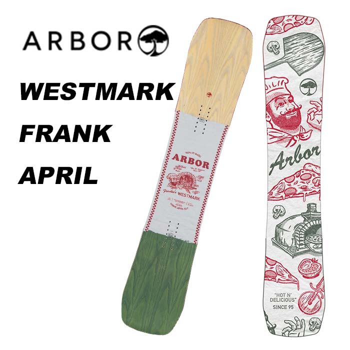 ARBOR アーバー スノーボード 板 WESTMARK FRANK APRIL 21-22 モデル｜fjanck2