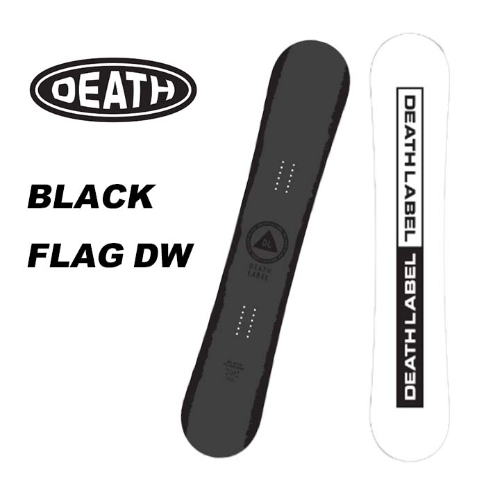 DEATH LABEL デスレーベル スノーボード 板 BLACK FLAG DW 21-22 モデル｜fjanck2