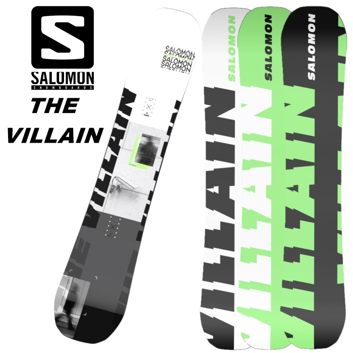 SALOMON サロモン スノーボード 板 THE VILLAIN 21-22 モデル