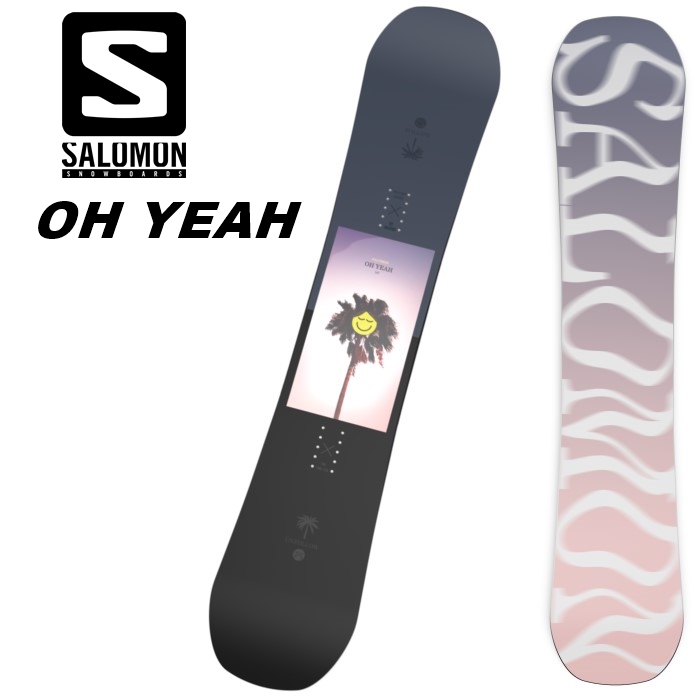 SALOMON サロモン スノーボード 板 OH YEAH 21-22 モデル オーイエ レディース