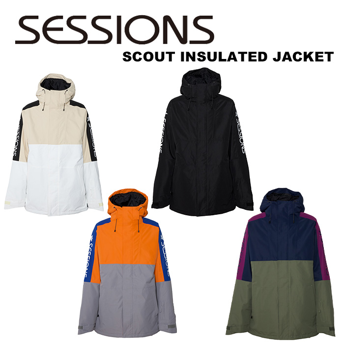 SESSIONS セッションズ ウェア SCOUT INSULATED JACKET (2023) スノーウェア スキー スノーボード :323ses5002:F.JANCK