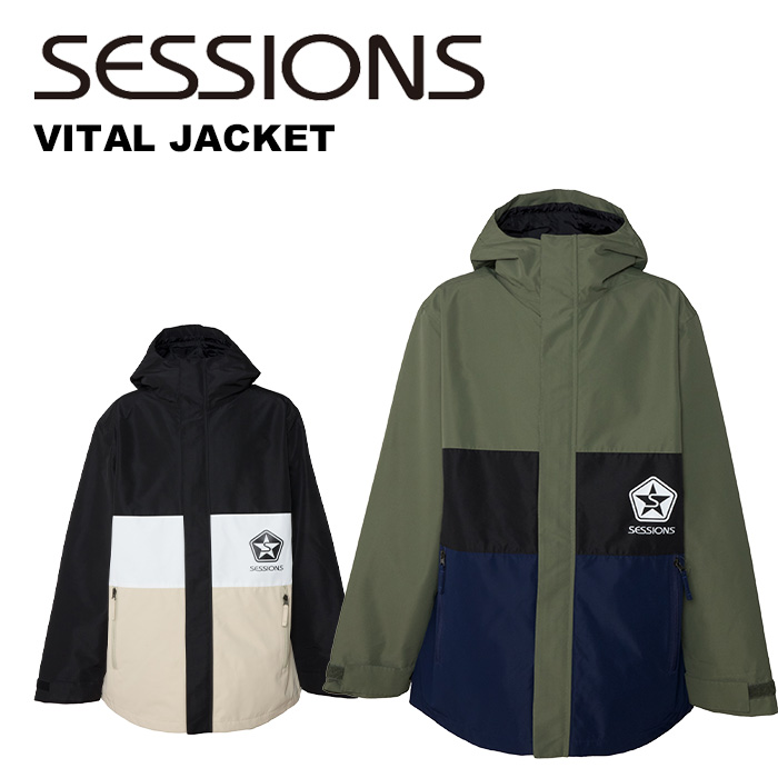 SESSIONS セッションズ ウェア VITAL JACKETT (2023) スノーウェア スキー スノーボード :323ses5004:F.JANCK