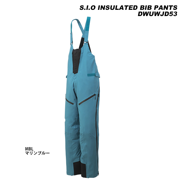 DESCENTE S.I.O インサレーテッドビブパンツ DWUWJD53 DESCENTE DWUWJD53 S.I.O INSULATED BIB PANTS 23-24モデル デサント