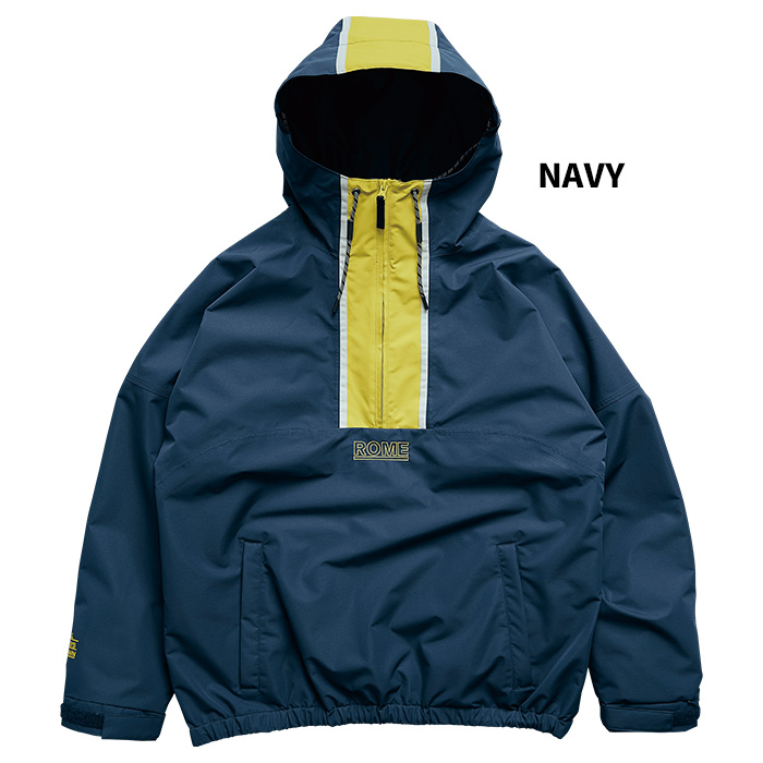 ROME ローム OG Halfzip Jacket ハーフジップジャケット NAVY ジャケット ボードウェア ロームウェア ROMEウェア 25-26モデル ROME ローム ウェア OG Halfzip Jacket 25-26モデル ジャケット : F