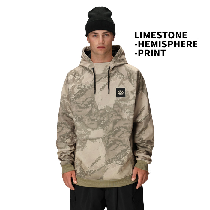 686 シックスエイトシックス ウェア MEN'S BONDED FLEECE HOODY 25-26モデル M4WNCS115の画像