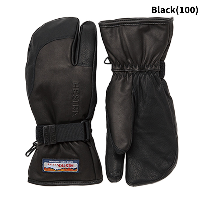 30872】HESTRA ヘストラ グローブ 3-Finger Full Leather 25-26 モデル