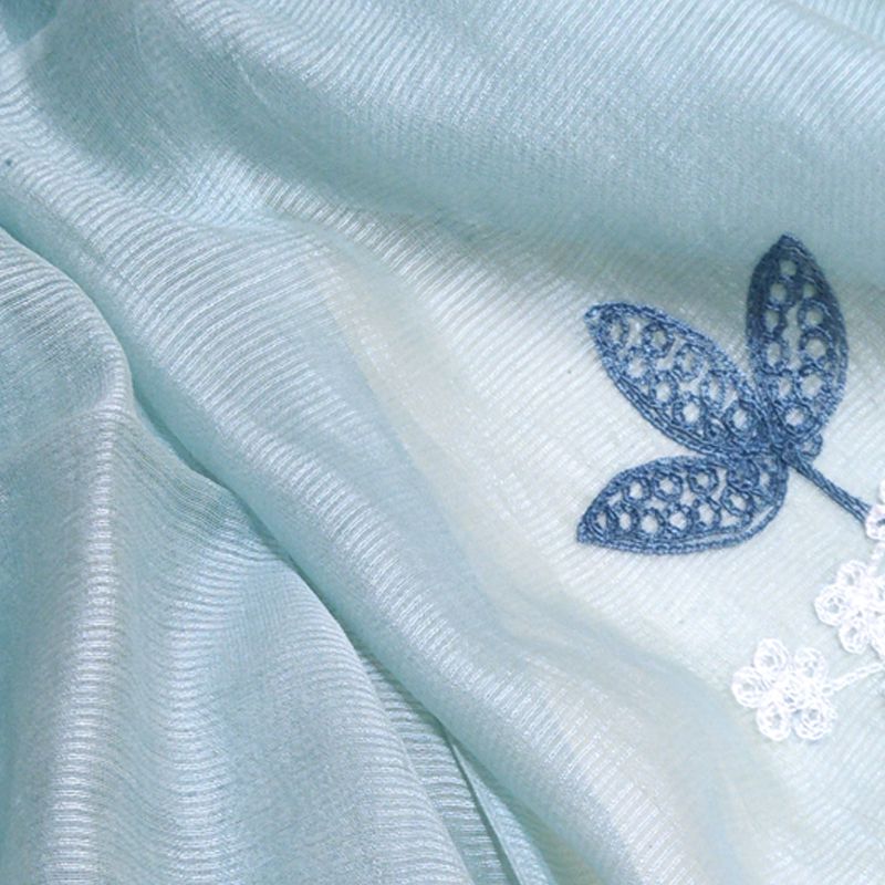 古着人気アイテム 花柄刺繍シルクコットンストール ストール レディース 春 薄手 小物