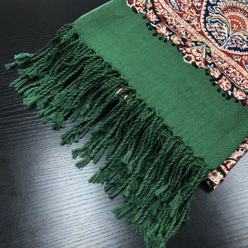 ストール/ペイズリー柄ウール大判ストール レディース 秋 冬 秋冬 春