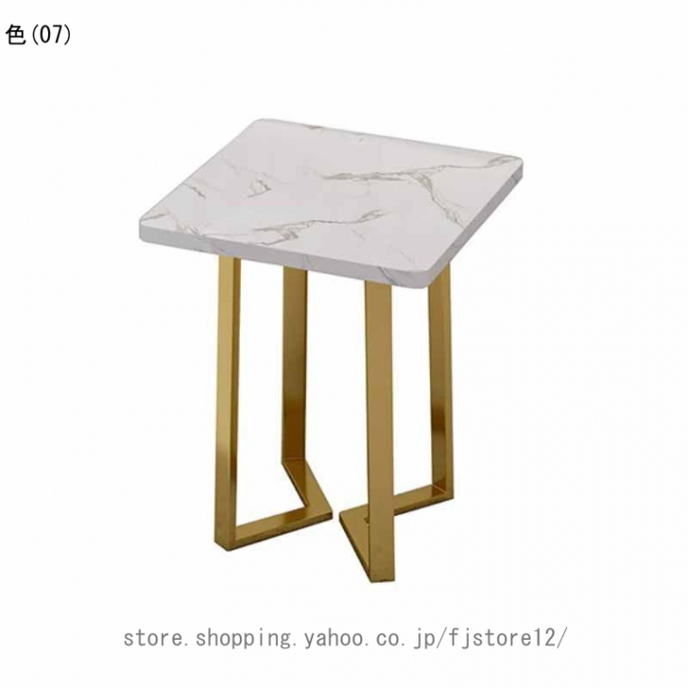カフェテーブル 角型 テーブル 幅60cm ダイニングテーブル 机 正方形 コーヒーテーブル おしゃれ 大理石調 カフェテーブル インテリア 木製 机 天然木｜fjstore12｜08