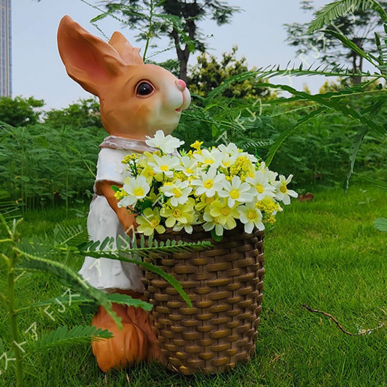 大きい 植木鉢 うさぎ 多肉植物鉢 オブジェ 部屋装飾 かわいい 大きい 植木鉢 うさぎ 多肉植物鉢 オブジェ 部屋装飾 かわいい