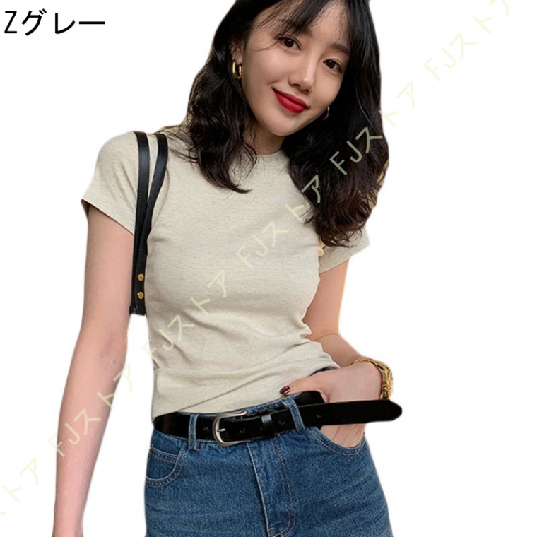 tシャツ オーバーサイズチュニックTシャツ レディース 夏 定番 吸汗 半袖 サイドスリットTシャツ...