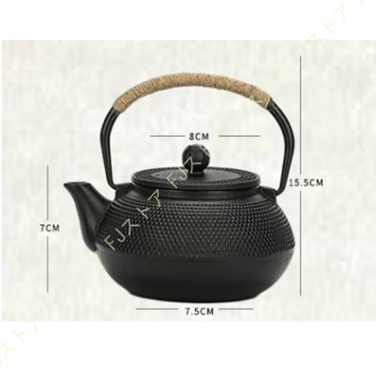 美品】鉄瓶 伊藤宝斎造 銅蓋 小ぶり 鉄器/鉄製 鉄分補給 やかん 金属