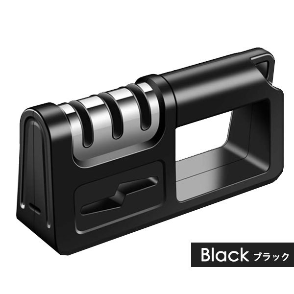 包丁研ぎ器 シャープナー ハサミ研ぎ 包丁研ぎ はさみ研ぎ ダイヤモンド セラミックス 砥石 引くだけ 簡単 三段階研磨 | ブランド登録なし | 01