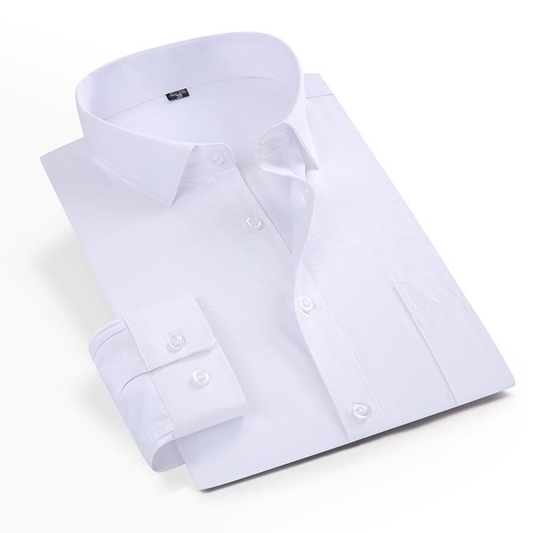 ワイシャツ 完全ノーアイロン シャツ 長袖 メンズ 超形態安定 ストレッチ ノンアイロン 形状記憶 Yシャツ おしゃれ 吸水速乾 カッターシャツ 大きいサイズ｜fkd-shop｜02