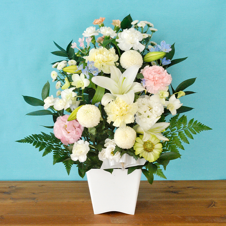 FlowerKitchen 喪中見舞い お供え 花 仏花 花束 仏壇 フラワーアレンジ