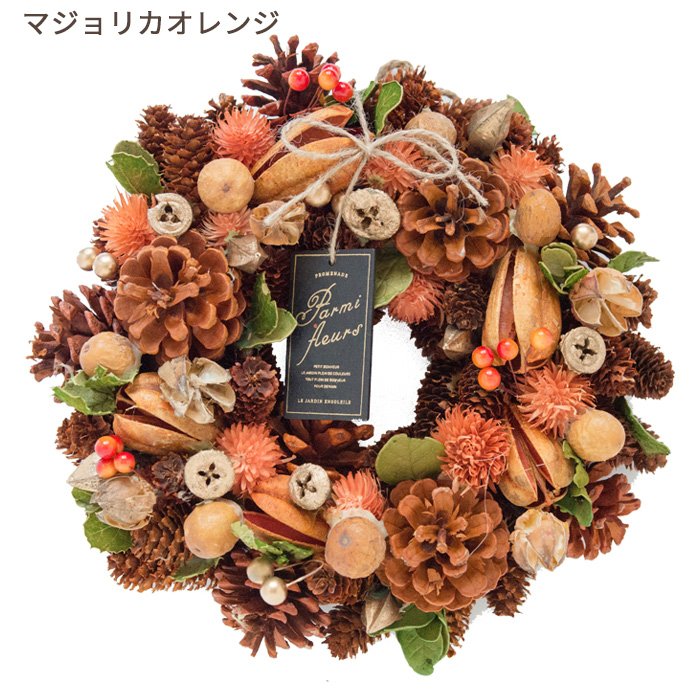 FlowerKitchen リース Mサイズ ナチュラルリース フラワー 玄関