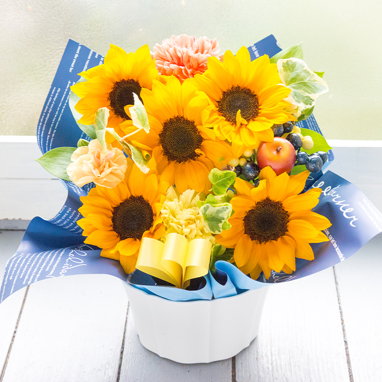 FlowerKitchen クール便対応 花 誕生日 選べる季節のアレンジメント