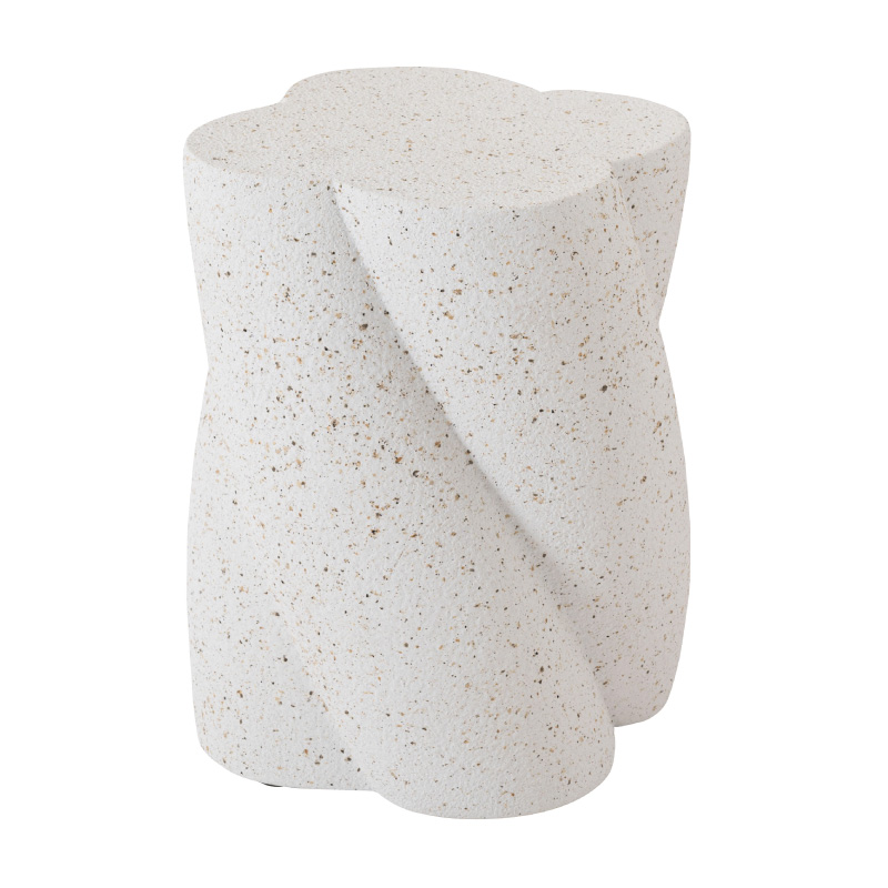 東谷 サイドテーブル 高さ40cm おしゃれ 大理石調 オブジェ ナイト