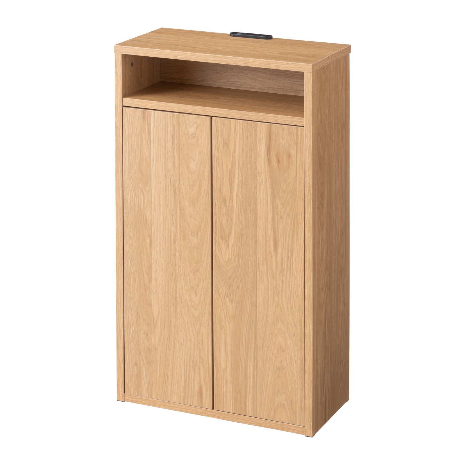 東谷 ルーターボックス コンセント 可動棚 木目調 石目調 高さ調節 棚