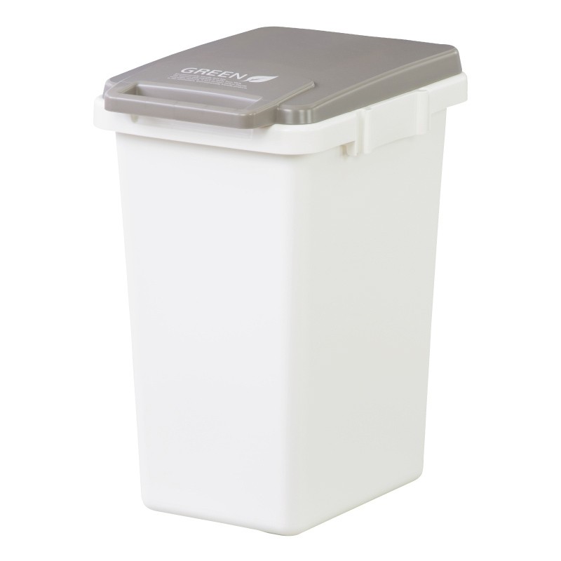ゴミ箱 45リットル 2個セット 屋外 おしゃれ 分別 スリム フタ付き キッチン 北欧 ダストボックス シンプル 連結 大容量 45L 袋が見えない 白 ギフト プレゼント | 東谷 | 08