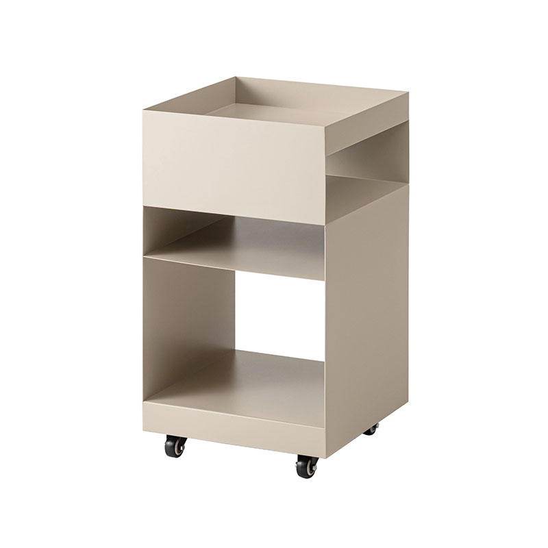 東谷 デスクワゴン キャスター付き 幅35 高さ62.5 シンプル