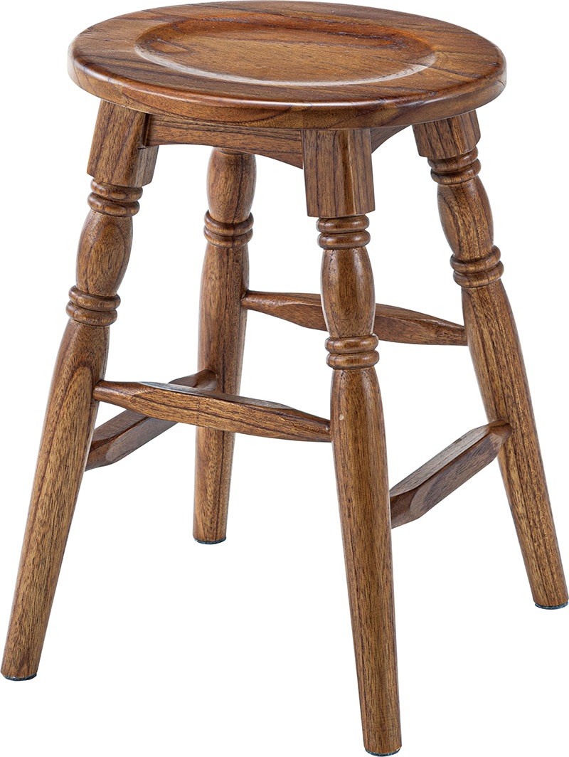 スツール 木製 高さ45cm 楕円 ロータイプ 上品 おしゃれ 椅子 いす アンティーク調 シャビーシック ブラウン ホワイト｜fkolme｜02