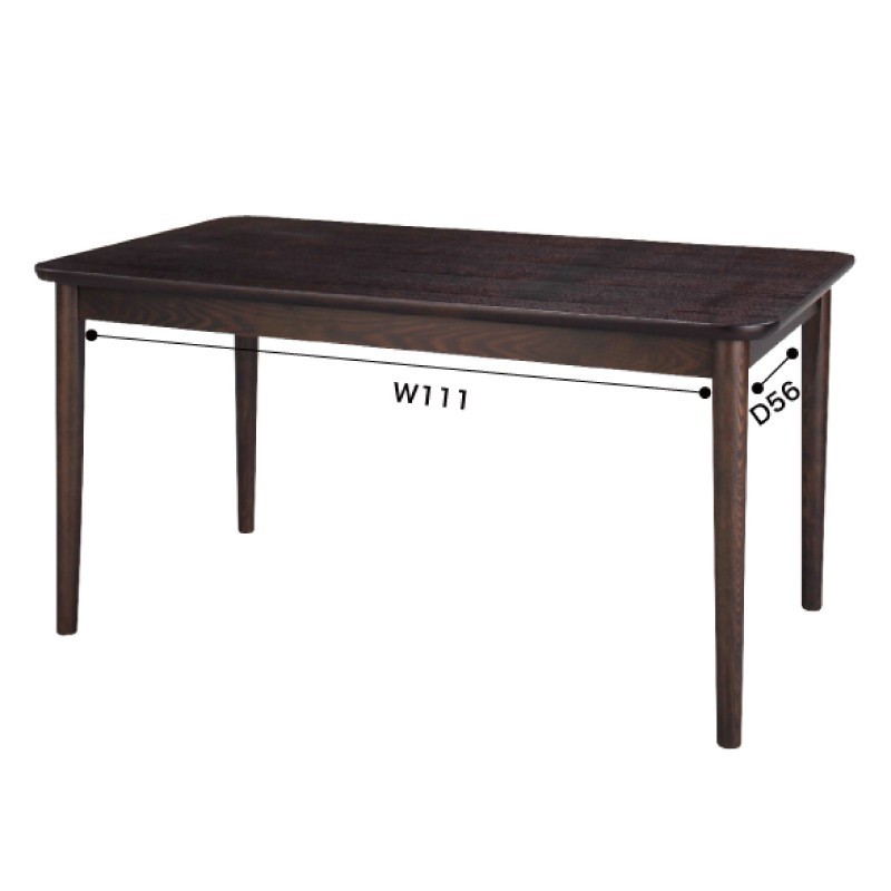 東谷 ダイニングテーブル 4人用 幅130cm 高さ64cm アッシュ 食卓机