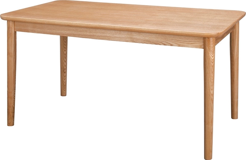 東谷 ダイニングテーブル 4人用 幅130cm 高さ64cm アッシュ 食卓机