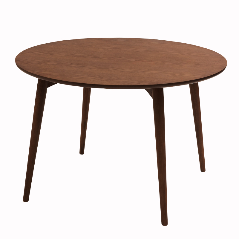 最安値！ラウンドテーブル　ダイニングテーブル　ゆったり＜直径約110cm＞4人用 東谷 ダイニングテーブル 4人 直径110cm 丸型 ウッド 丸脚 木製 天然木