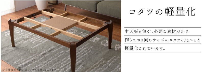 こたつ 75 こたつテーブル 暖卓 木製 ローテーブル センターテーブル 正方形 オールシーズン